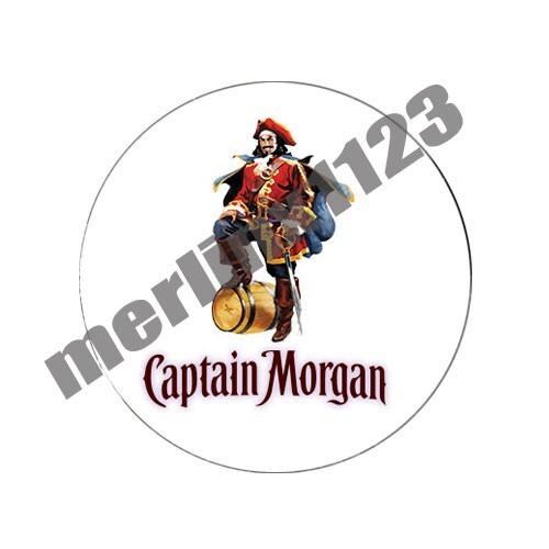 Captain Morgan Rum Logo Golf Ball Marker