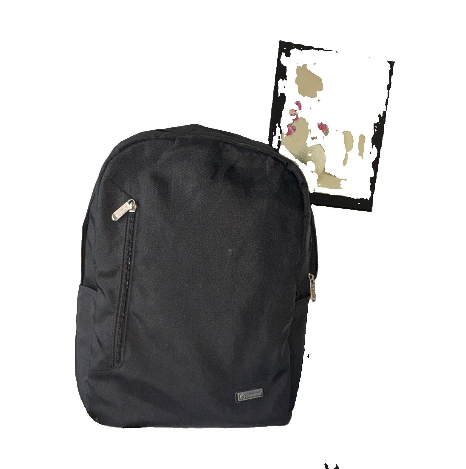 Kelty Black Hiking Backpack Zip Closure Adjustable Padded Straps