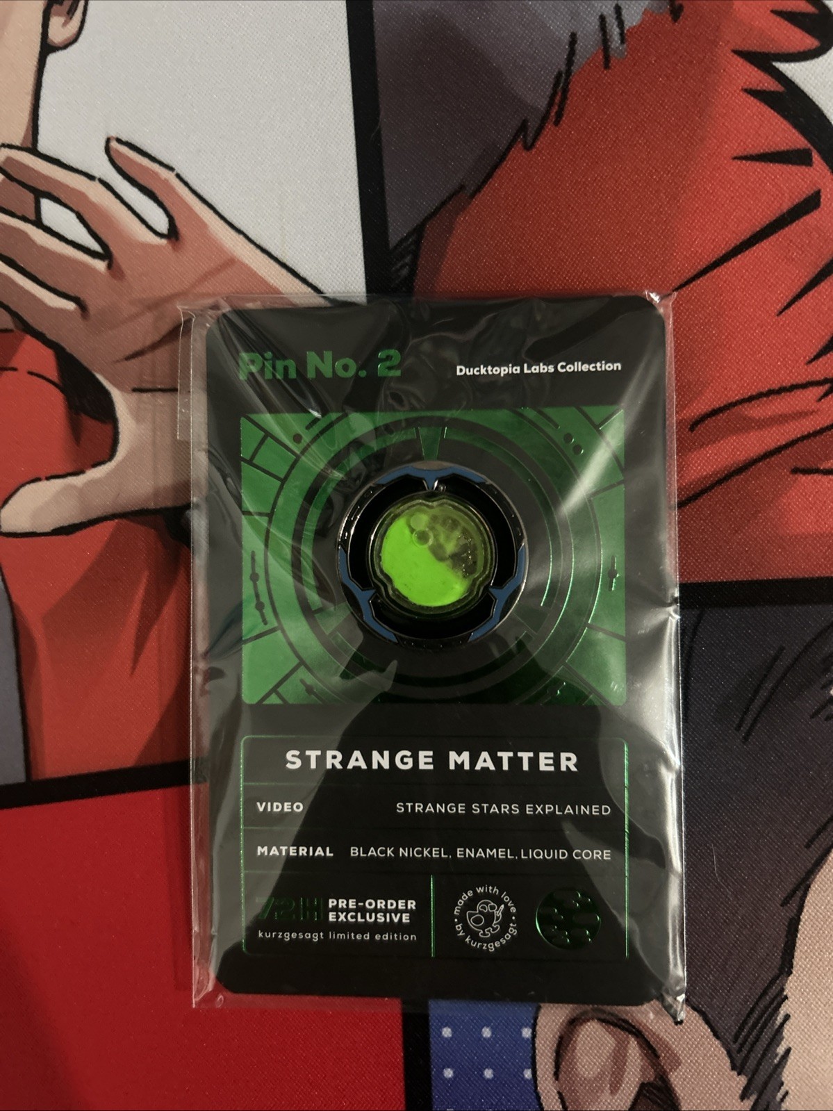 KURZGESAGT LIMITED EDITION STRANGE MATTER PIN #2