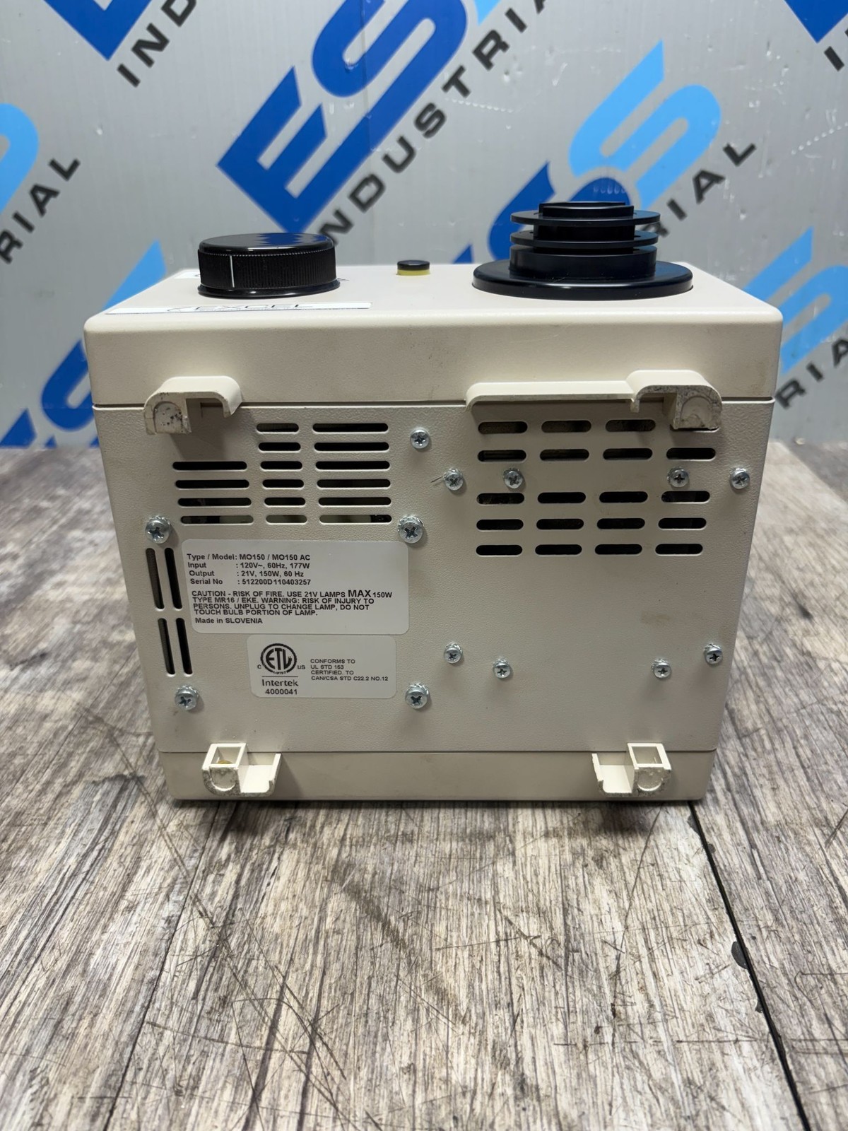EXCEL TECHNOLOGIES MO150 HALOGEN LIGHT SOURCE ILLUMINATOR 150W 21V FIBER OPTIC