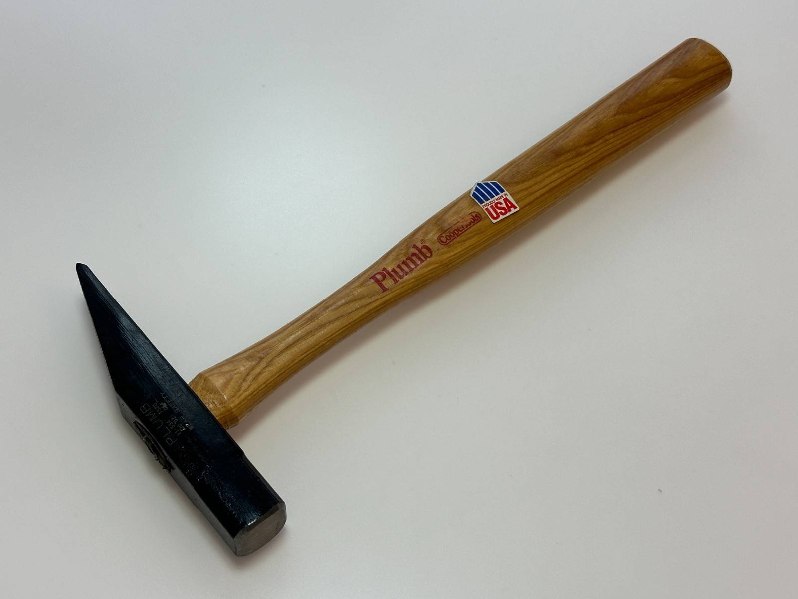 Plumb Tools USA (NOS, NEW) 11-534 (TS20) 20oz. Machinist Tinner Hammer, Hickory