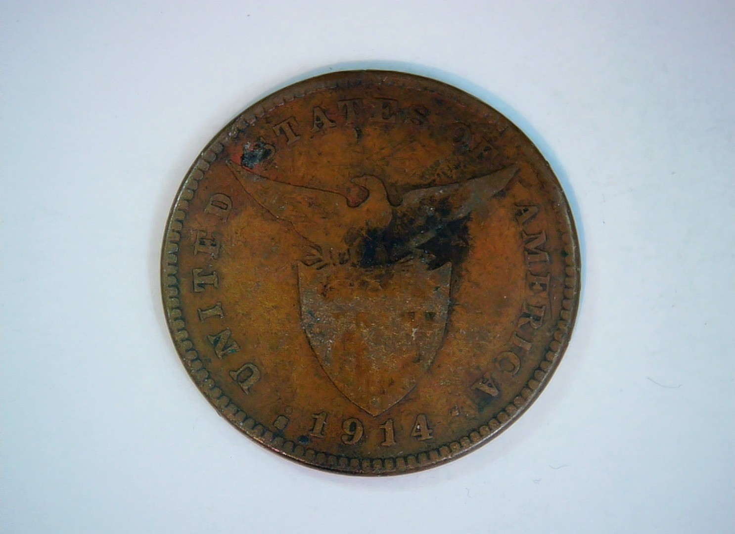 Philippines (United administration) 1914 1 Centavo U.S.-Philippines Centavo (sta