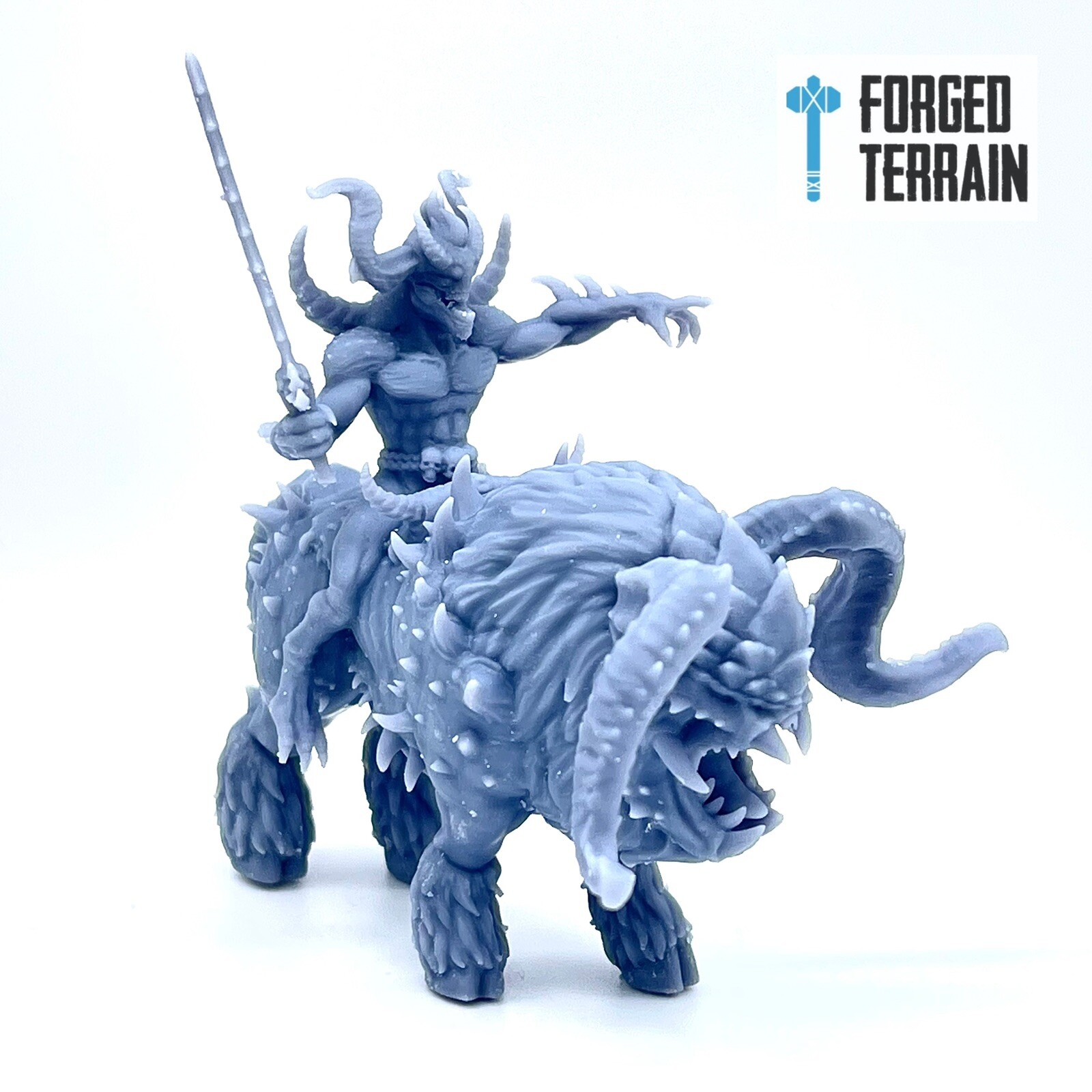 INFERNALBLOOD RAIDERS x3 - Demon Cavalry Unit,  D&D Fantasy RPGs Mounted Demon
