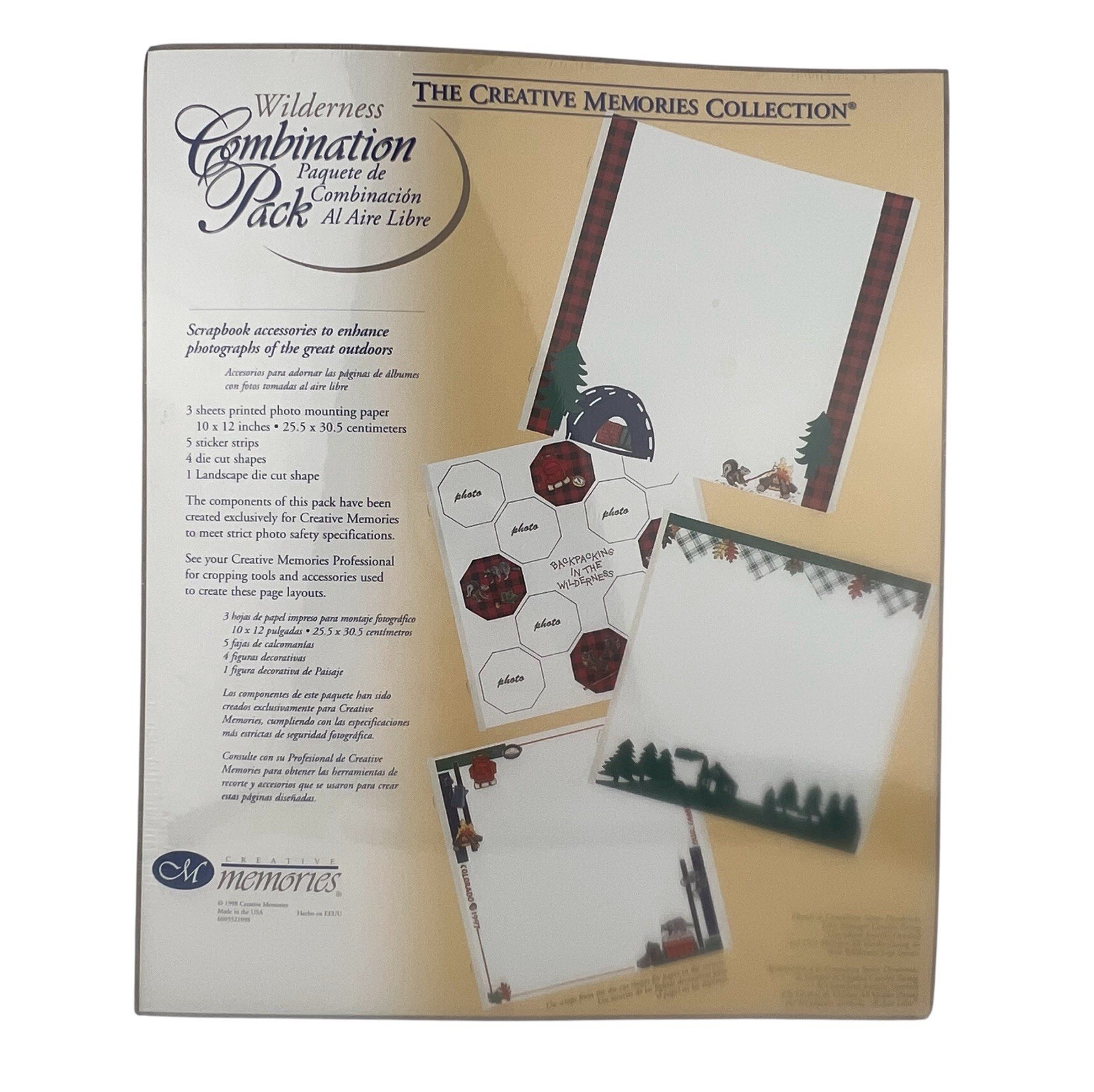 Creative Memories Collection Wilderness Combination Pack 10 x 12 New In Package