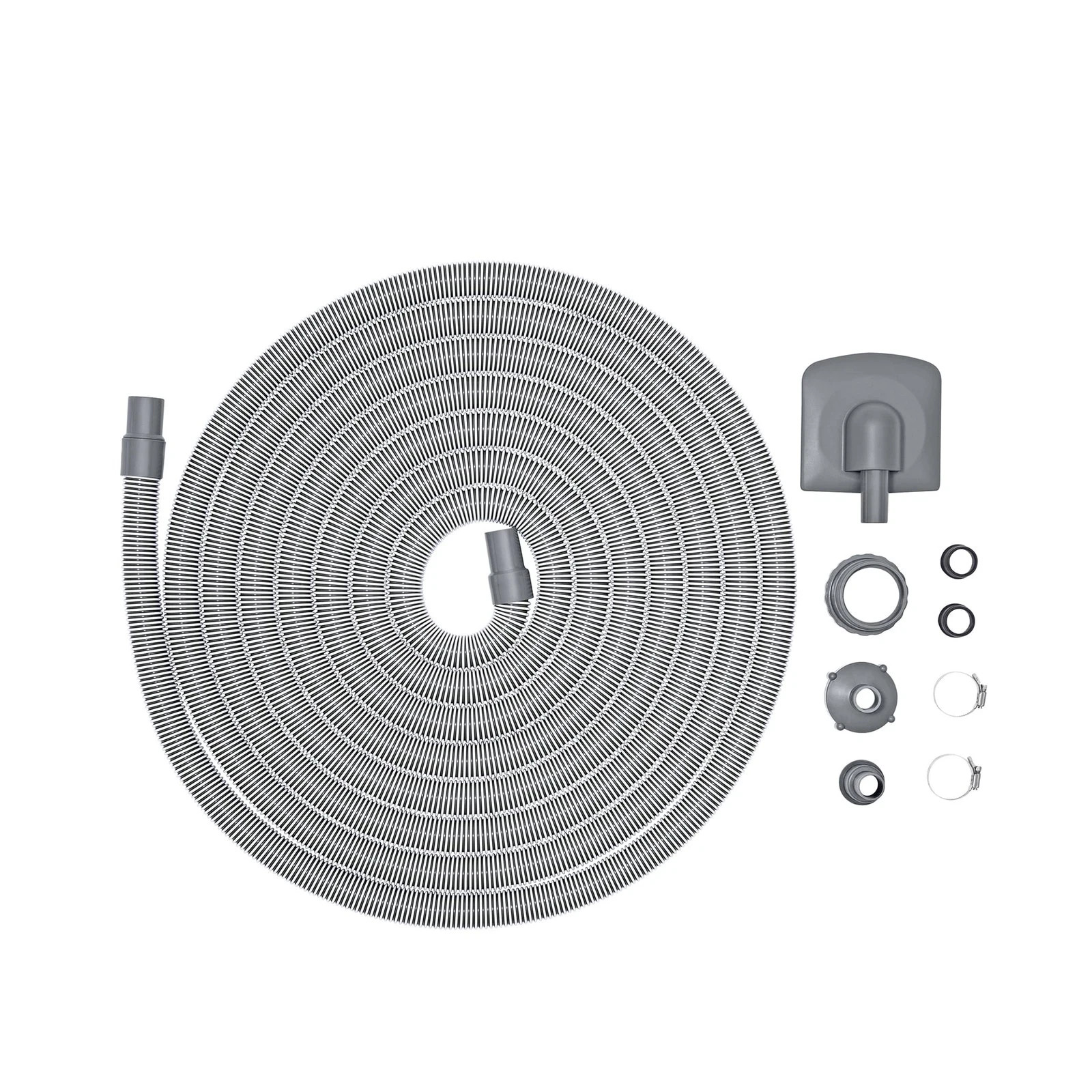 Mainstays 35 ft. x 1.5" Diameter Pool Cleaning Hose with Adaptors