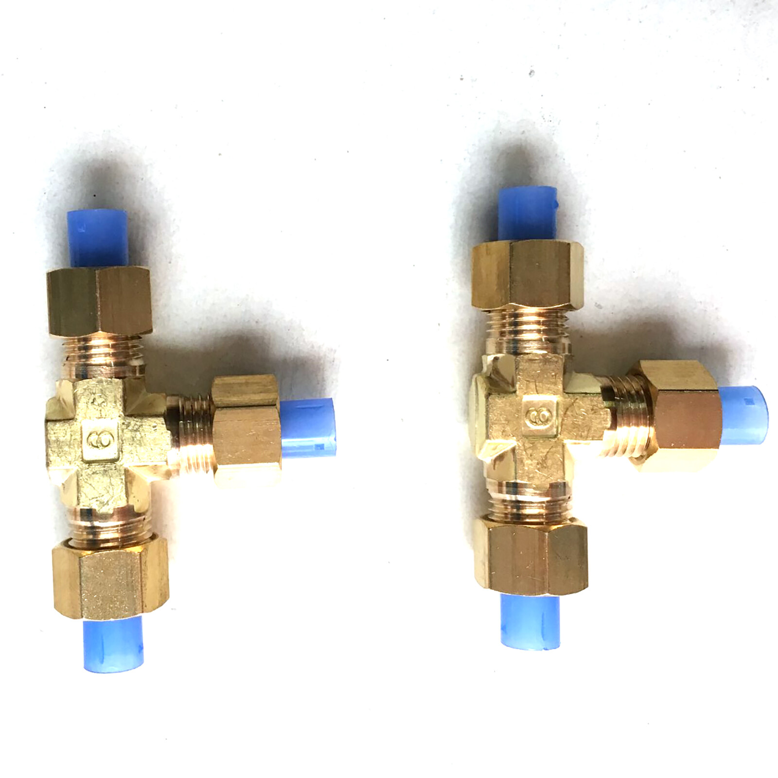 1PCS SMC KFT04-00 Embedded Connector Brass Joint T-type Tee New ✦KD
