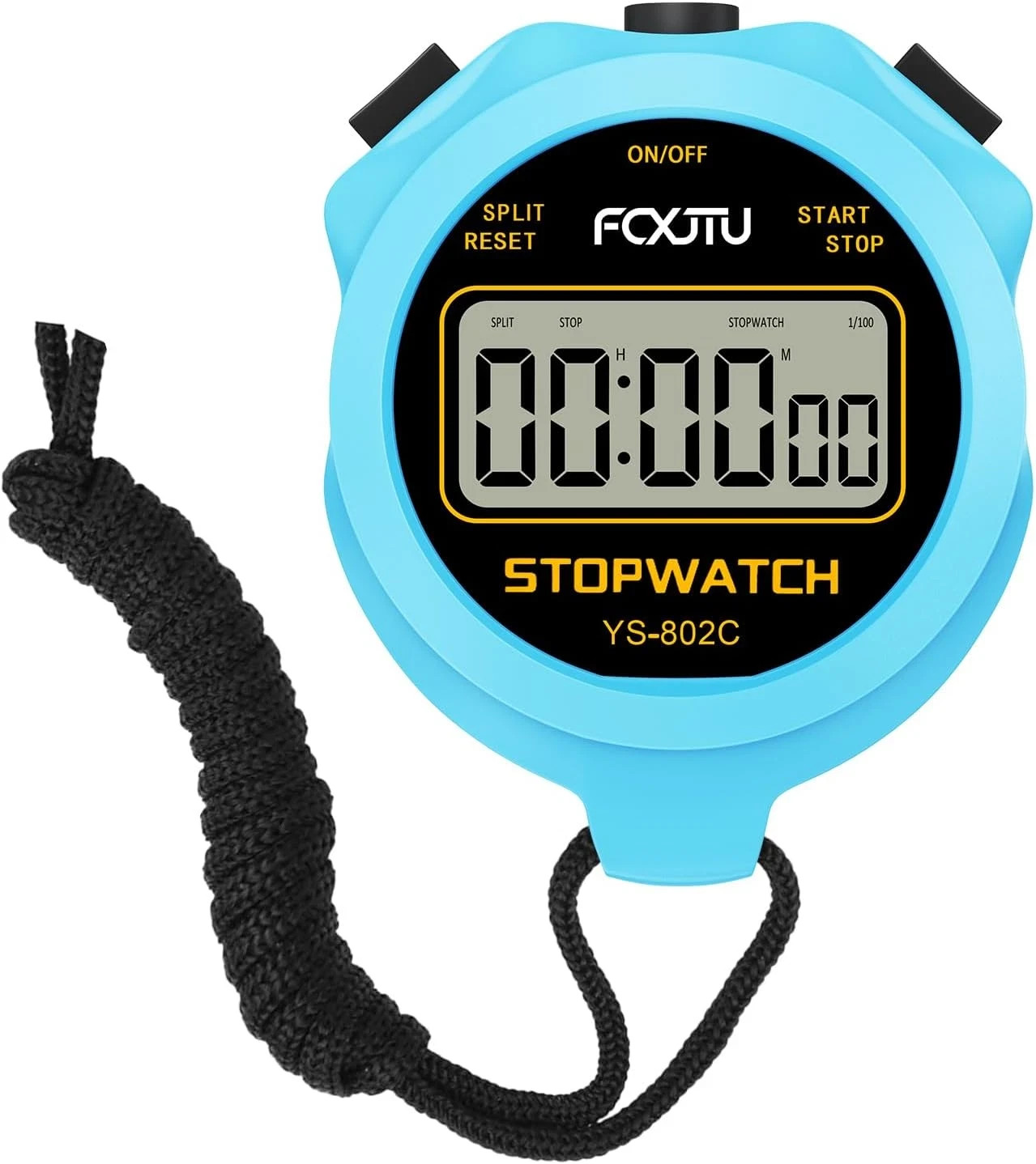 Digital Simple Stopwatch Timer, No Bells, No Alarm, Simple Basic Operation, Sile