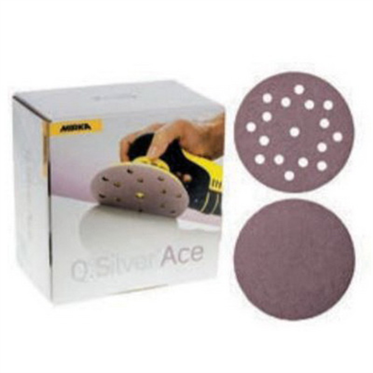 Mirka Abrasives Q.Silver Micro 2C6221500 2C Series Semi-Open Coated Grip-On Sand