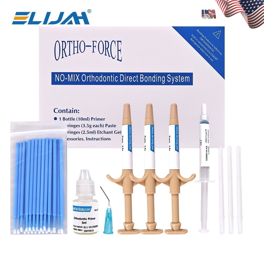 Dental Bracket Braces Glue Ortho Bonding Light Cure Resin/LED Light Cure Lamp