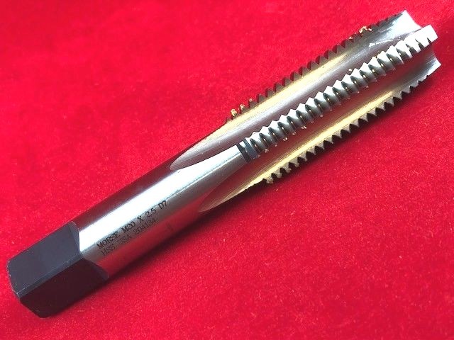 M20 X 2.5 20MM Plug Hand Tap Morse MT3838015 HSS USA D7 Metric RH 4 Flute
