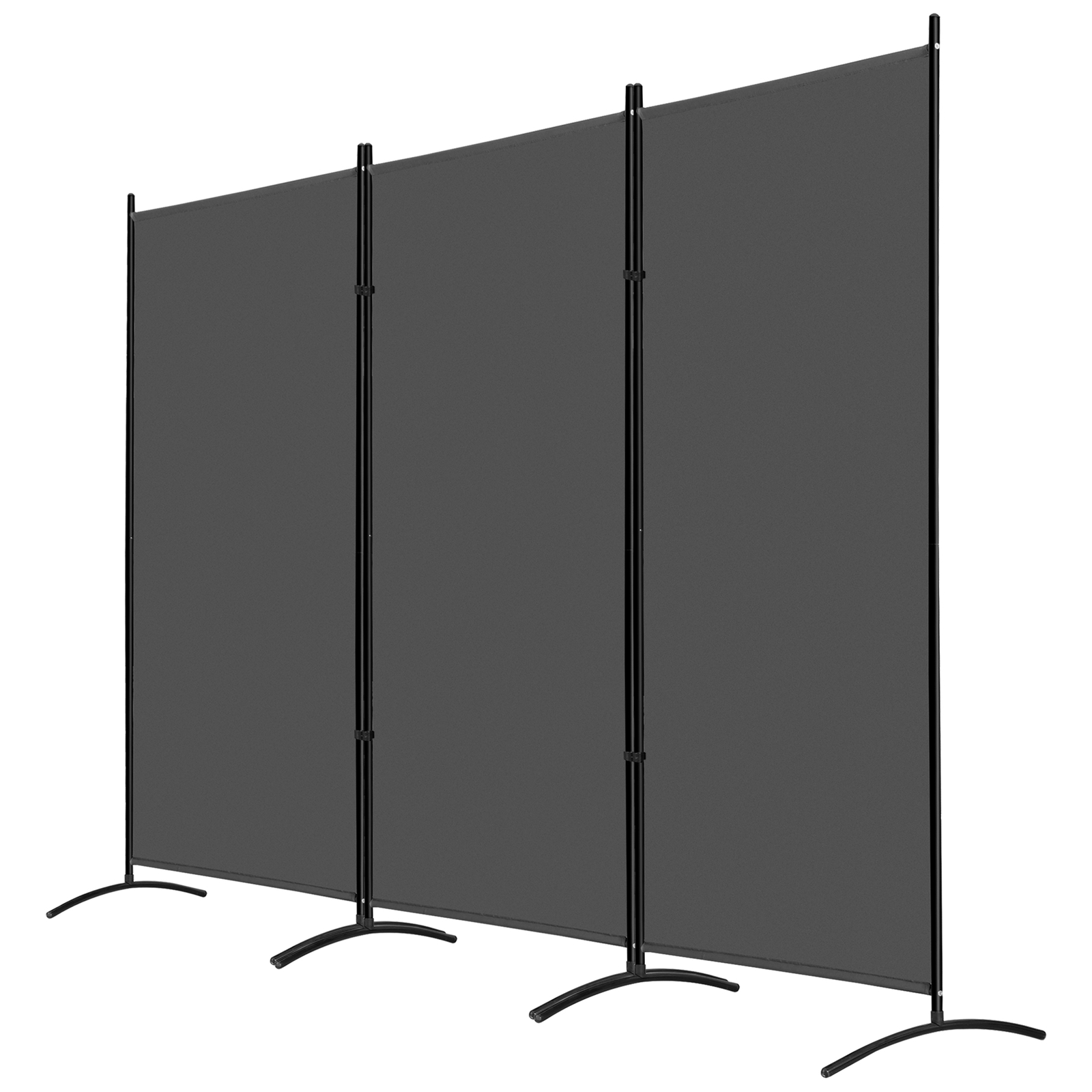 3 Panel Partition Room Divider Screen Portable Fabric Panel Indoor Folding Room