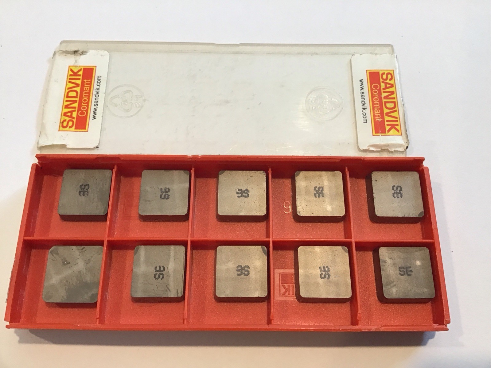 10 pcs SANDVIK Carbide Inserts SPGN 120316 Grade S6 *** SPG 424 ***
