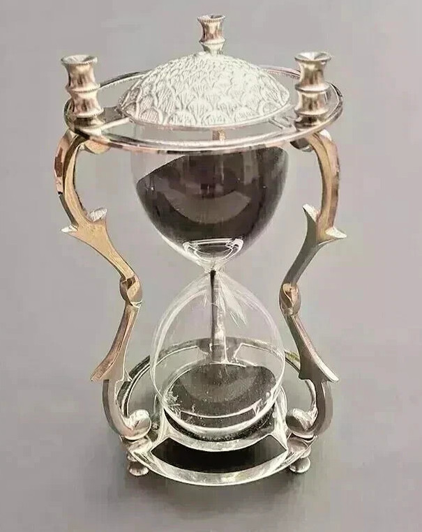 Brass Solid Hourglass Sand Timer Maritime Nautical Christmas Gift