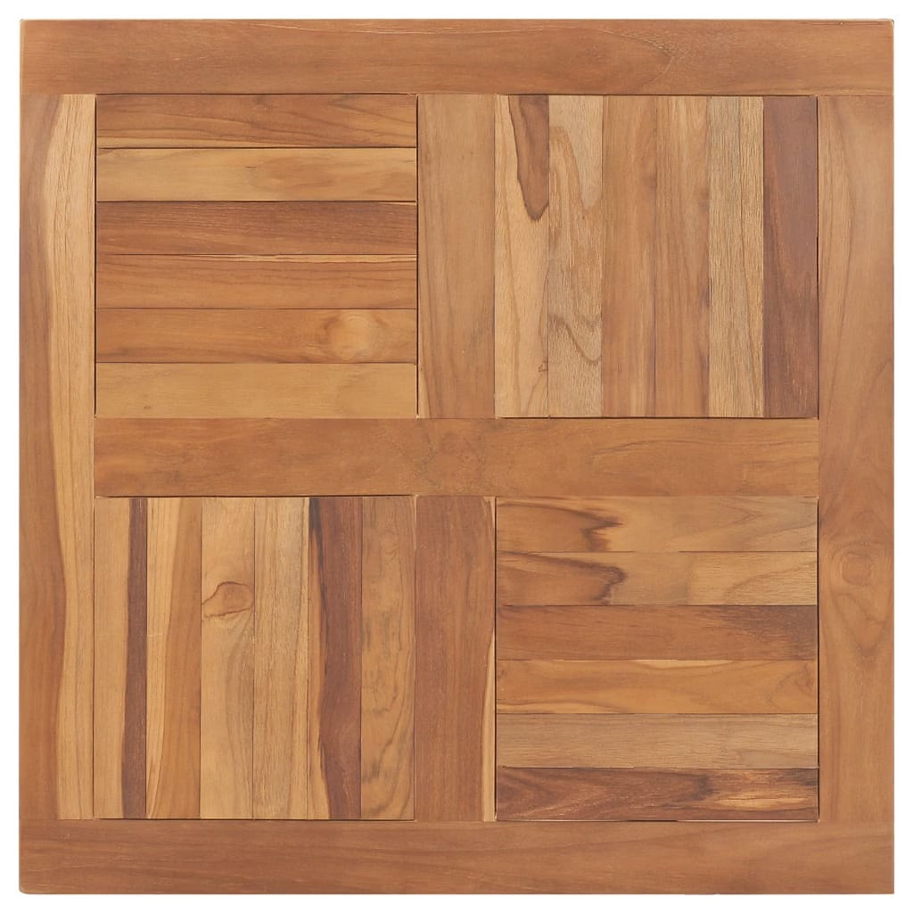 Table Top Teak Solid Teak Wood 31.5x31.5 in Durable Table Top