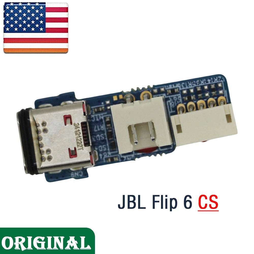 USB Charging Port Board Dock Connector Replacement For JBL Flip 6 CS Speaker