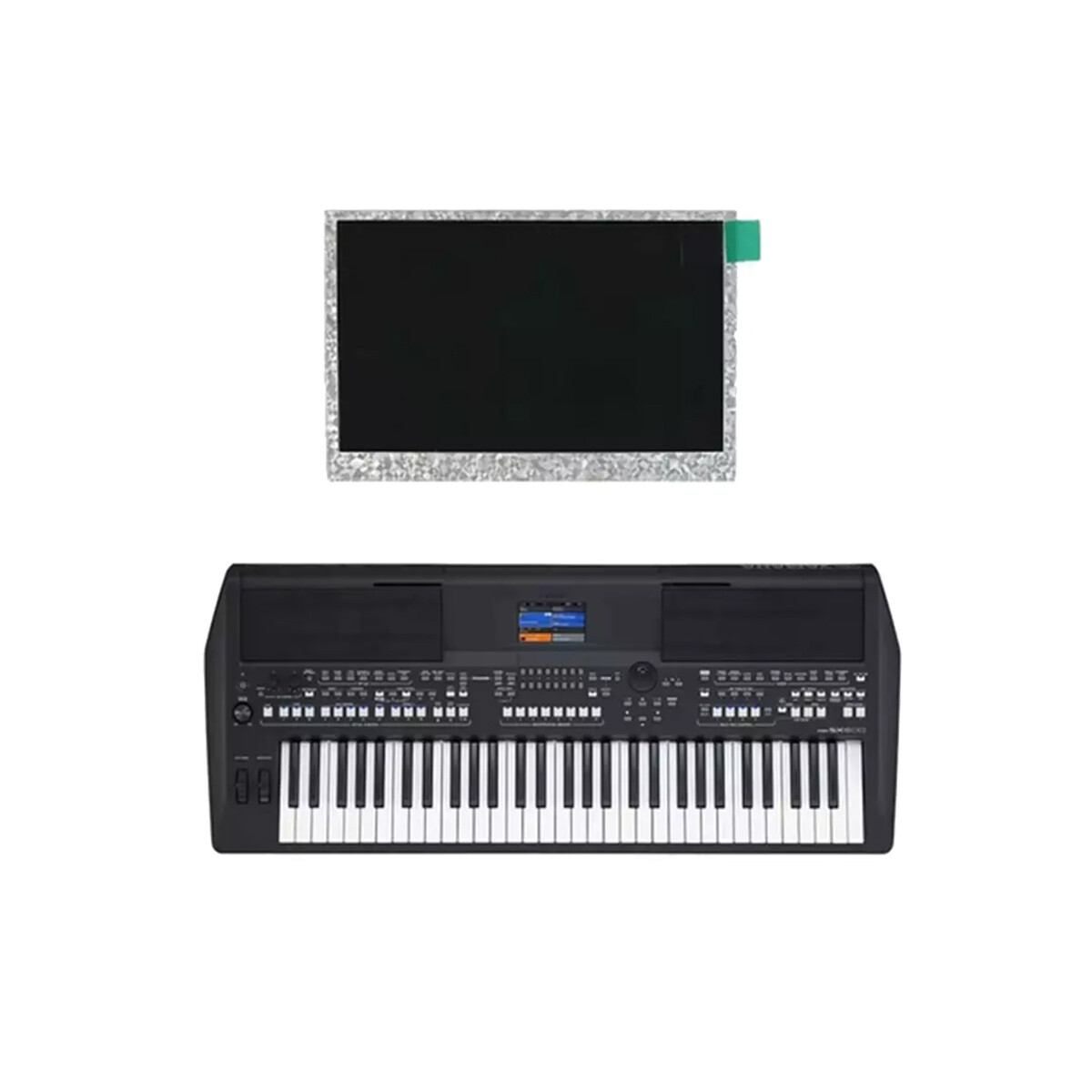 4.3" LCD Display Screen For Yamaha PSR-SX600 PSR SX600 Electronic Keyboard Part