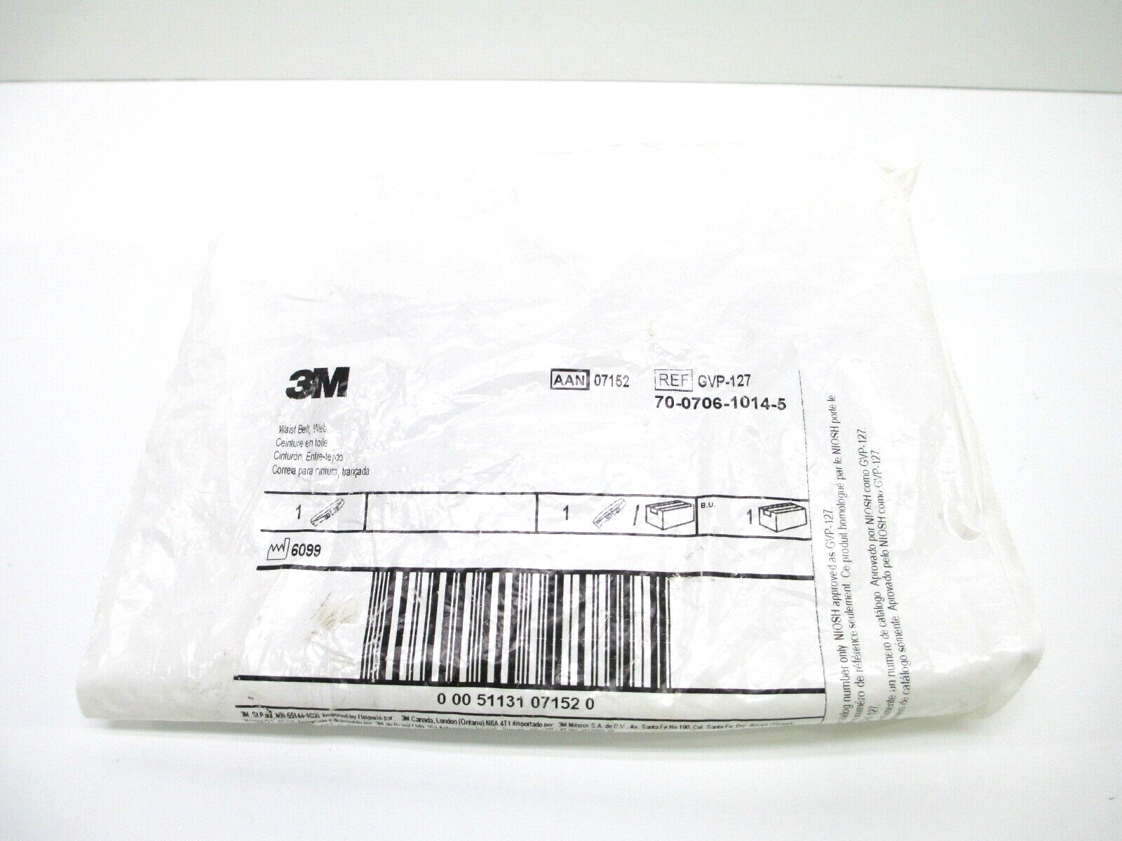 3-M WAIST BELT RESPIRATORY PROTECTION GVP-127 AIR PURIFYING