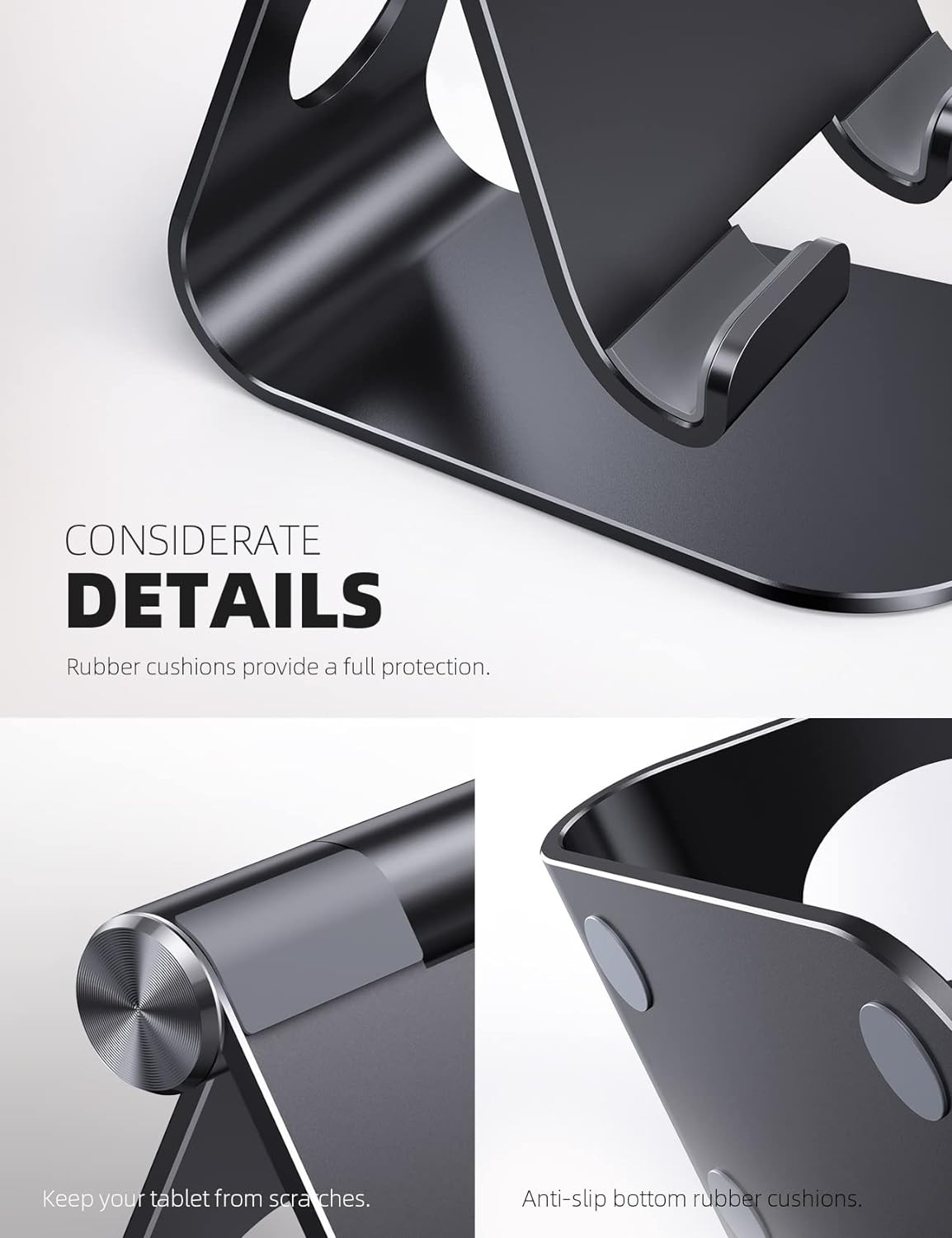 Tablet Stand Adjustable, Tablet Stand : Desktop Stands Holder Dock Compatible wi