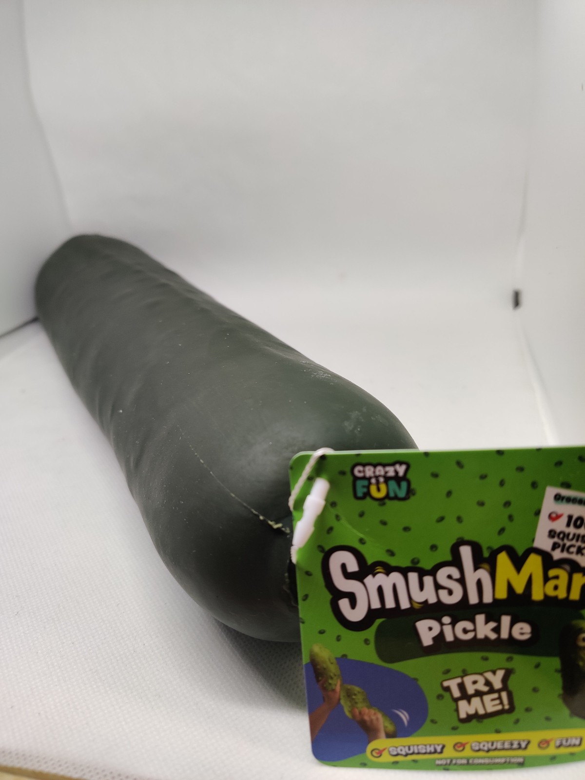 SmushMart Crazyfun Big Jumbo Pickle Squishy Squeezy Toy Fidget Sensory Viral