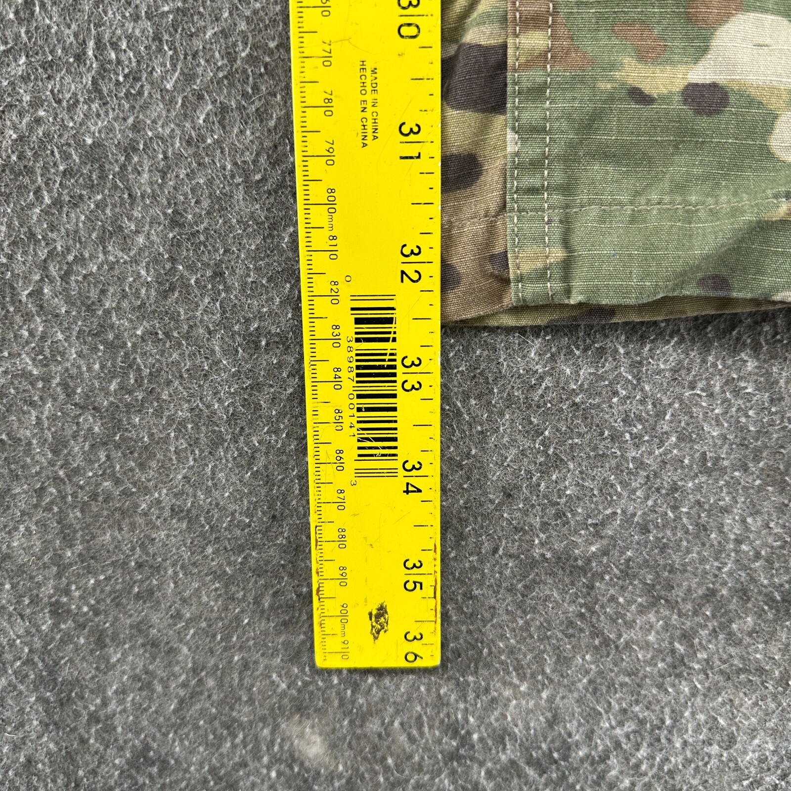 US ARMY Pants Small Regular Camo Trouser Uniform Ripstop USGI Combat Cargo