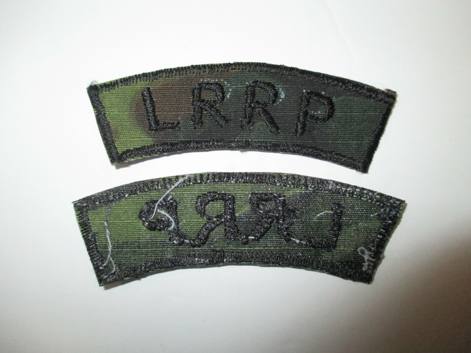 b6992 US Army Vietnam Long Range Reconnaissance Patrol LRRP Camo tab ERDL IR40B