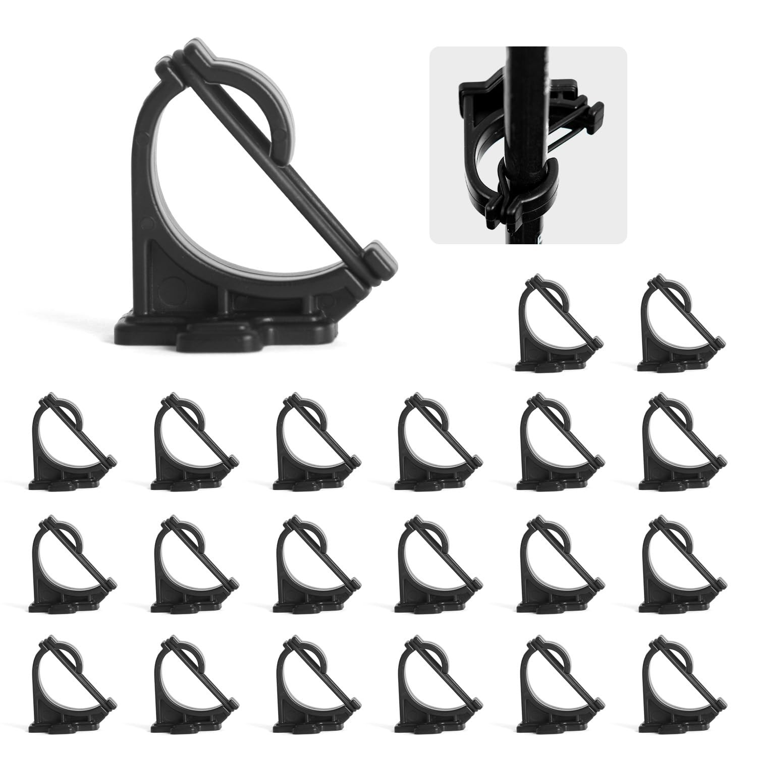 OJYDOIIIY Fishing Rod Rack Clips/Making Kit, Customize Your Own Clips, Clips