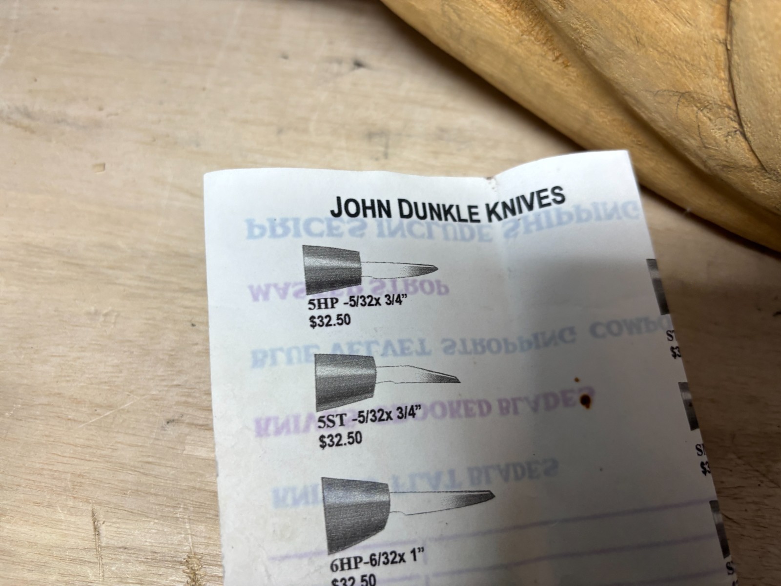 2 WoodCarving Knives Made By John Dunkle