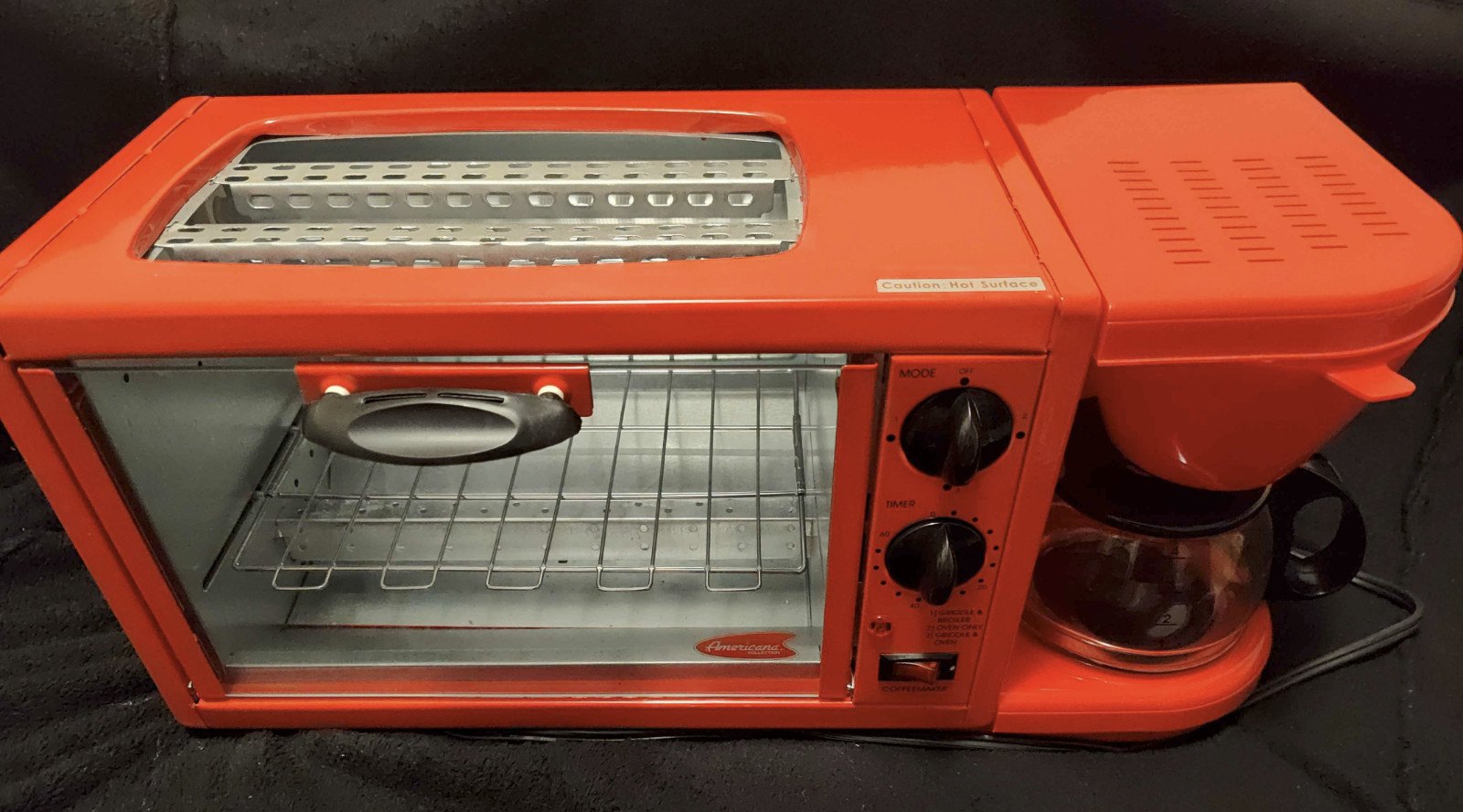 Nostalgia Retro Series 3-in-1 Breakfast Station - w/ ALL accessories