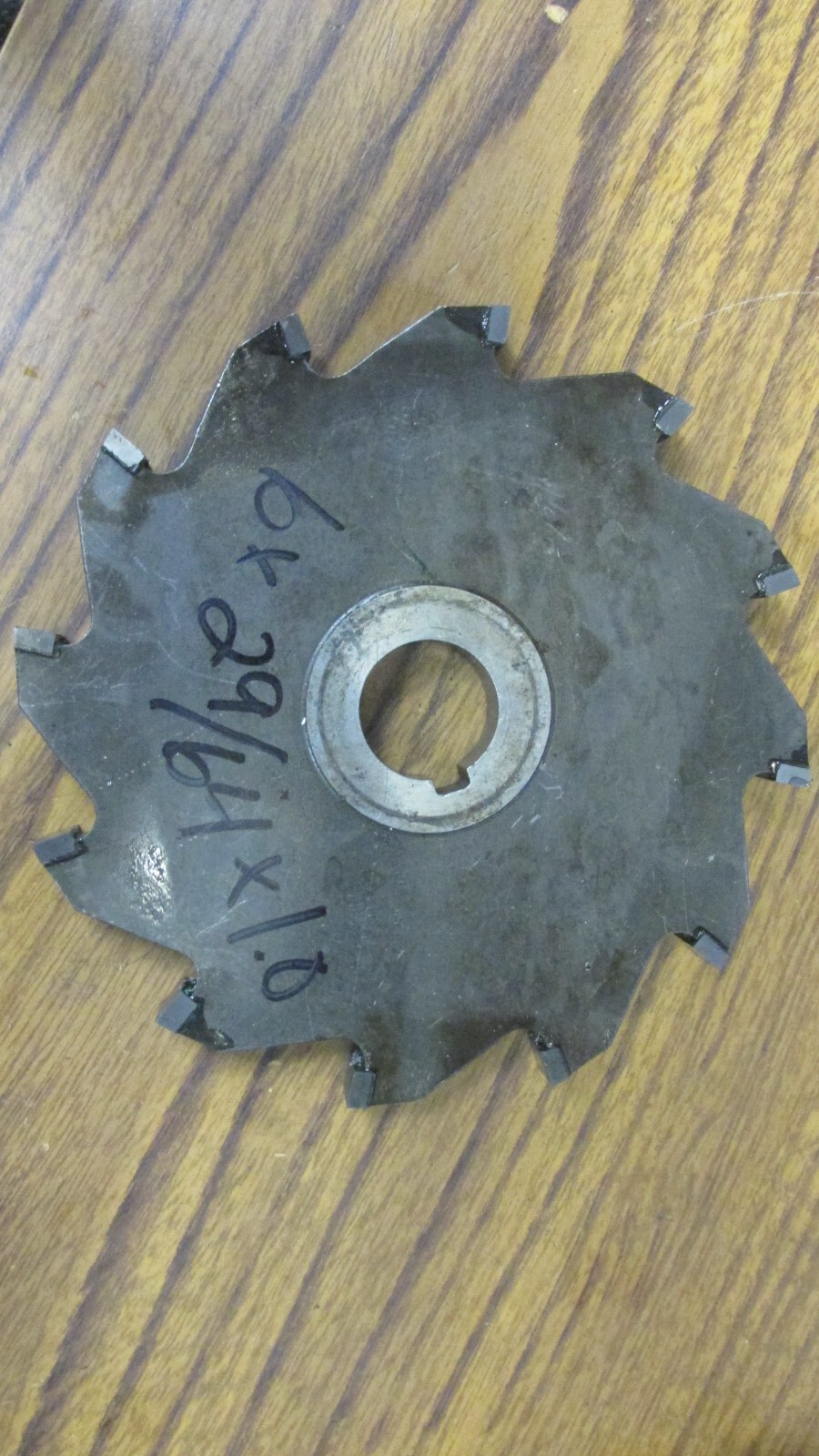 6.0" x 29/64" x 1.0" Carbide Tipped Cutting Mill