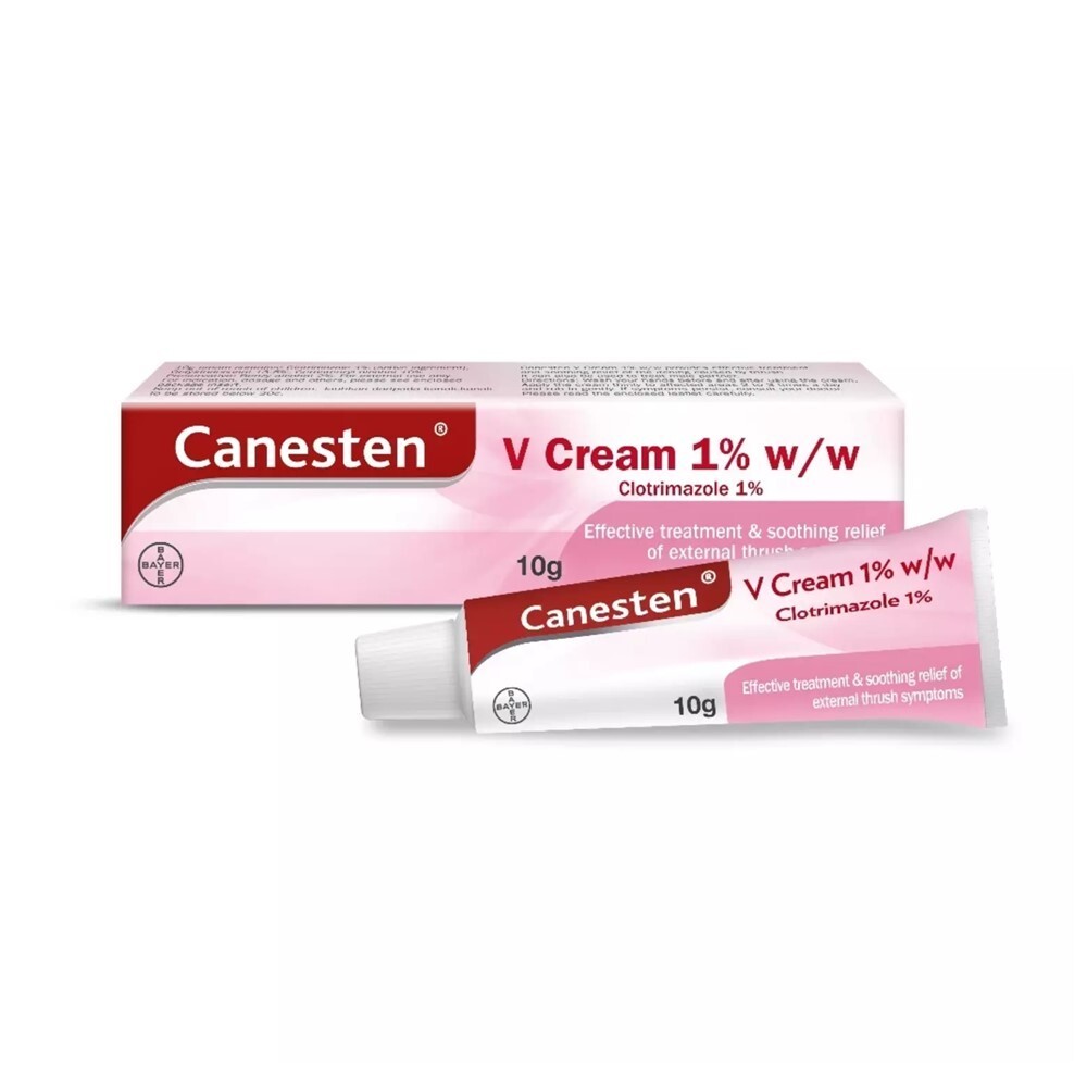 Canesten V Cream 1% For Intimate Part Infection Antifungal Thrush Treatment 10g