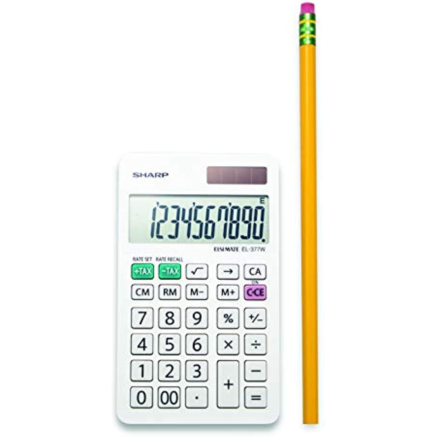 Sharp EL-377WB Business Calculator, White 2.75