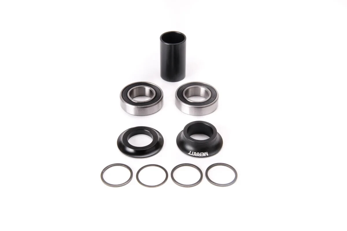 MERRITT BMX MID BOTTOM BRACKET - MID BB - SEALED - 22MM - BLACK