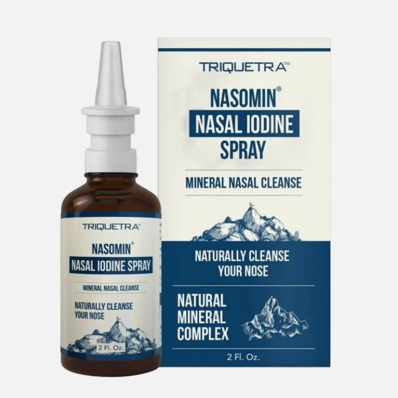 Nasal Cleanse Neutralize Nose - Iodine + Fulvic Acid Blend Nasomin Nasal Iodine