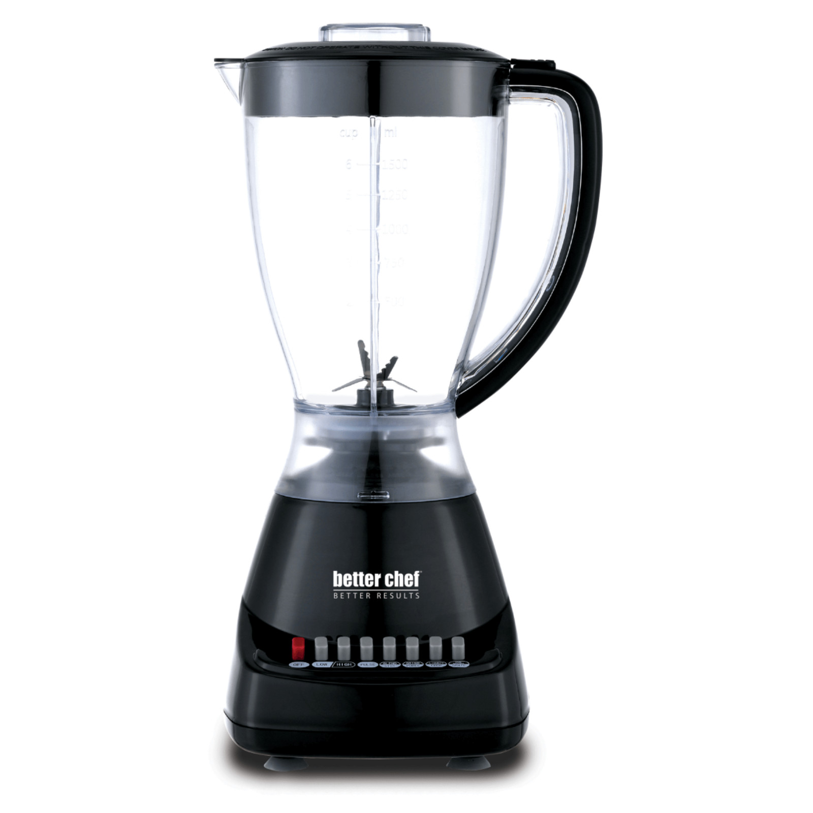 Better Chef 10-Speed 400W Plastic Jar Blender with BPA-free Shatter-Proof Jar