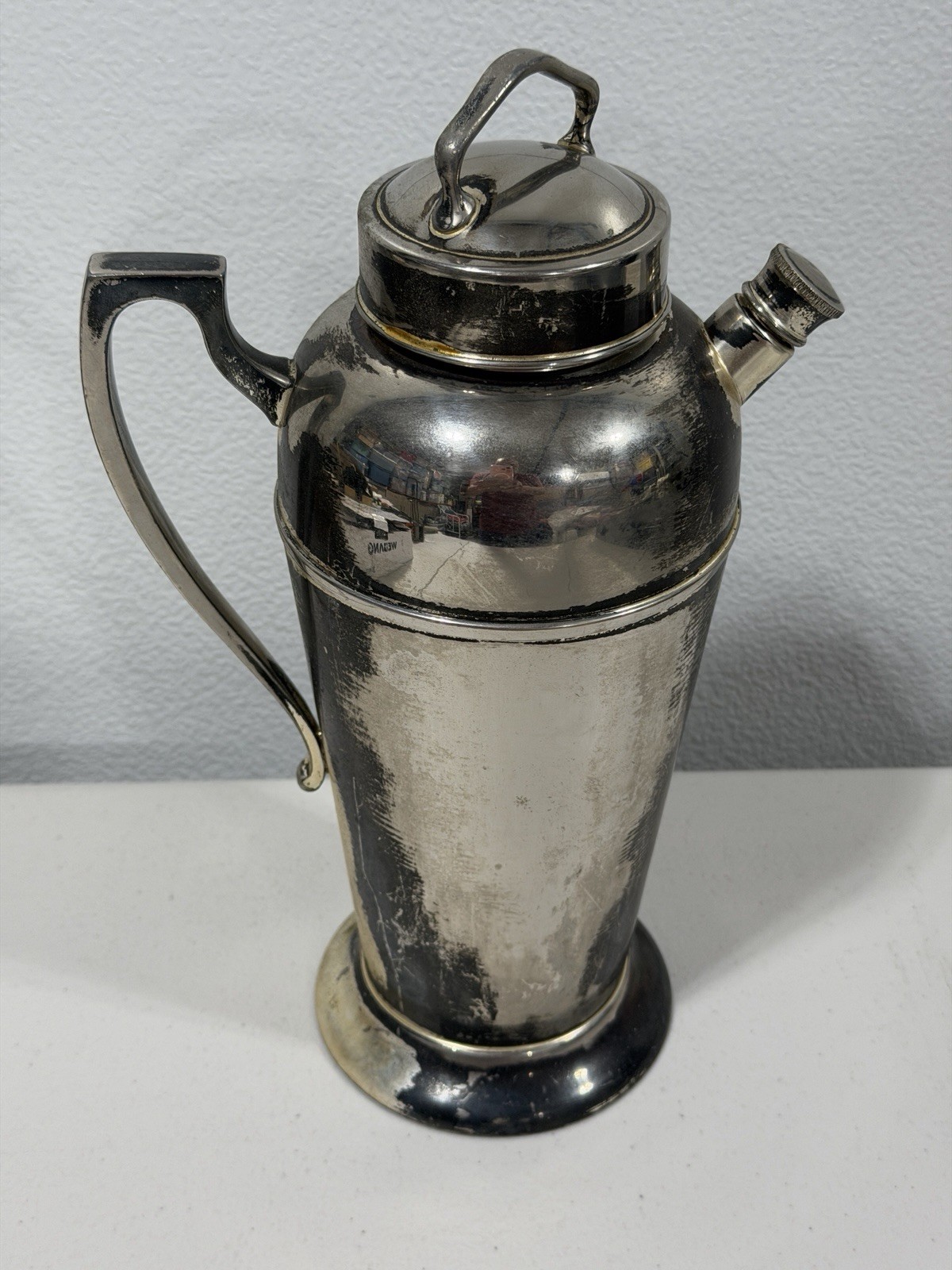 Art Deco EPNS Silver Plate Cocktail Shaker
