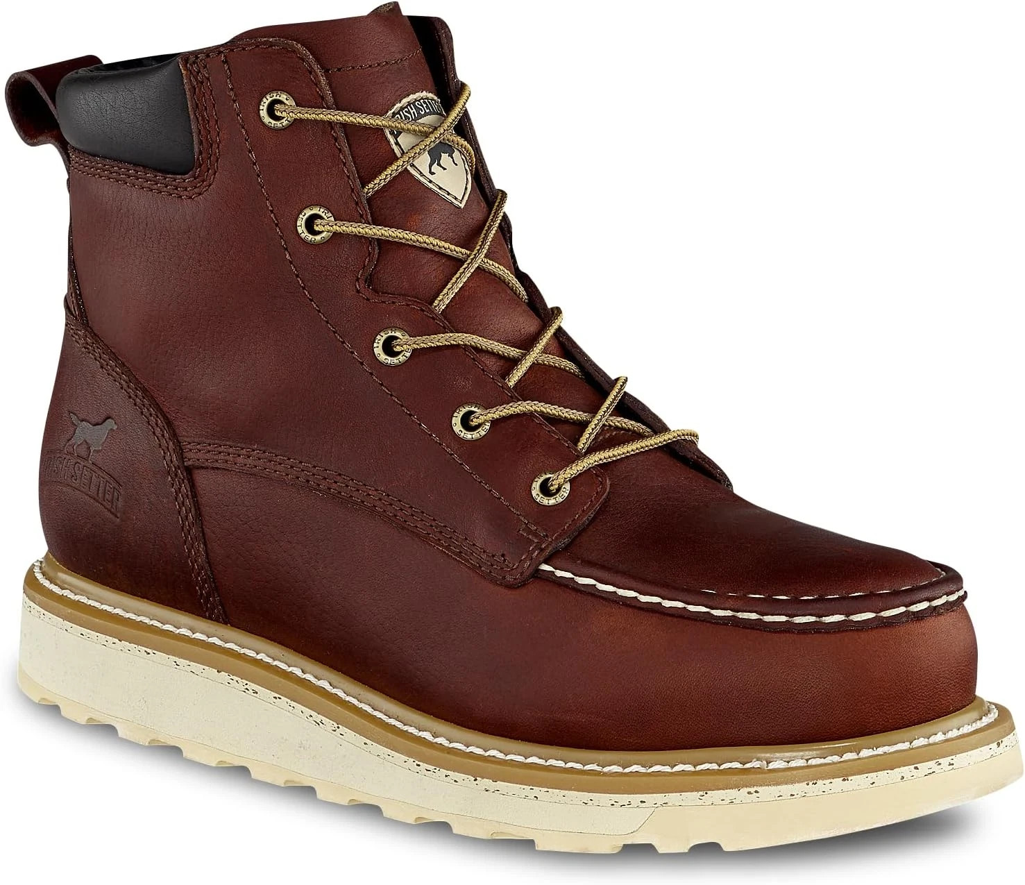 New Irish Setter, Ashby Men'S 6" Soft Toe Work Boot Brown Size 7.5