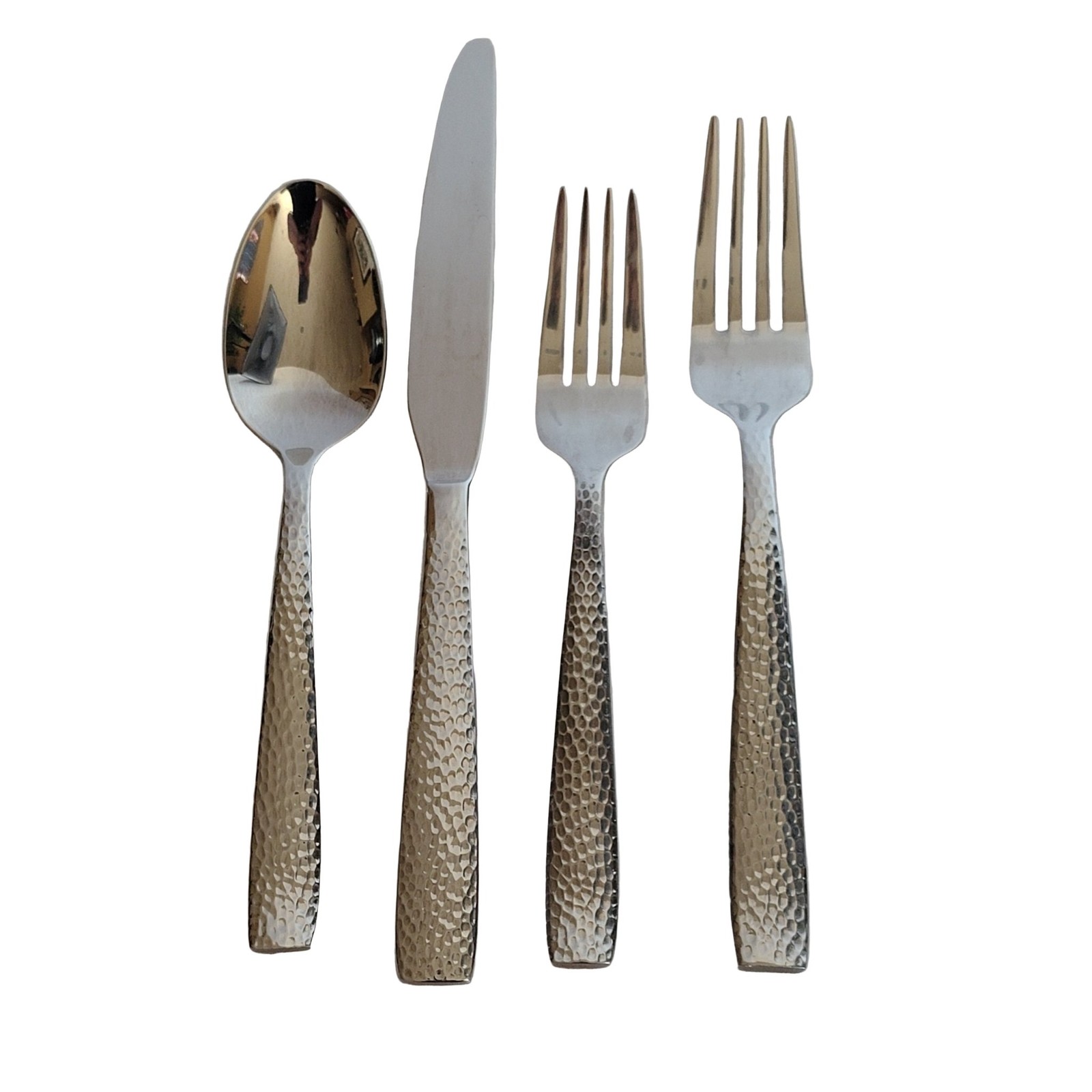 Oneida Etta Flatware Set Stainless Steel Silver 8 Spoons 10 Forks 4 Knives