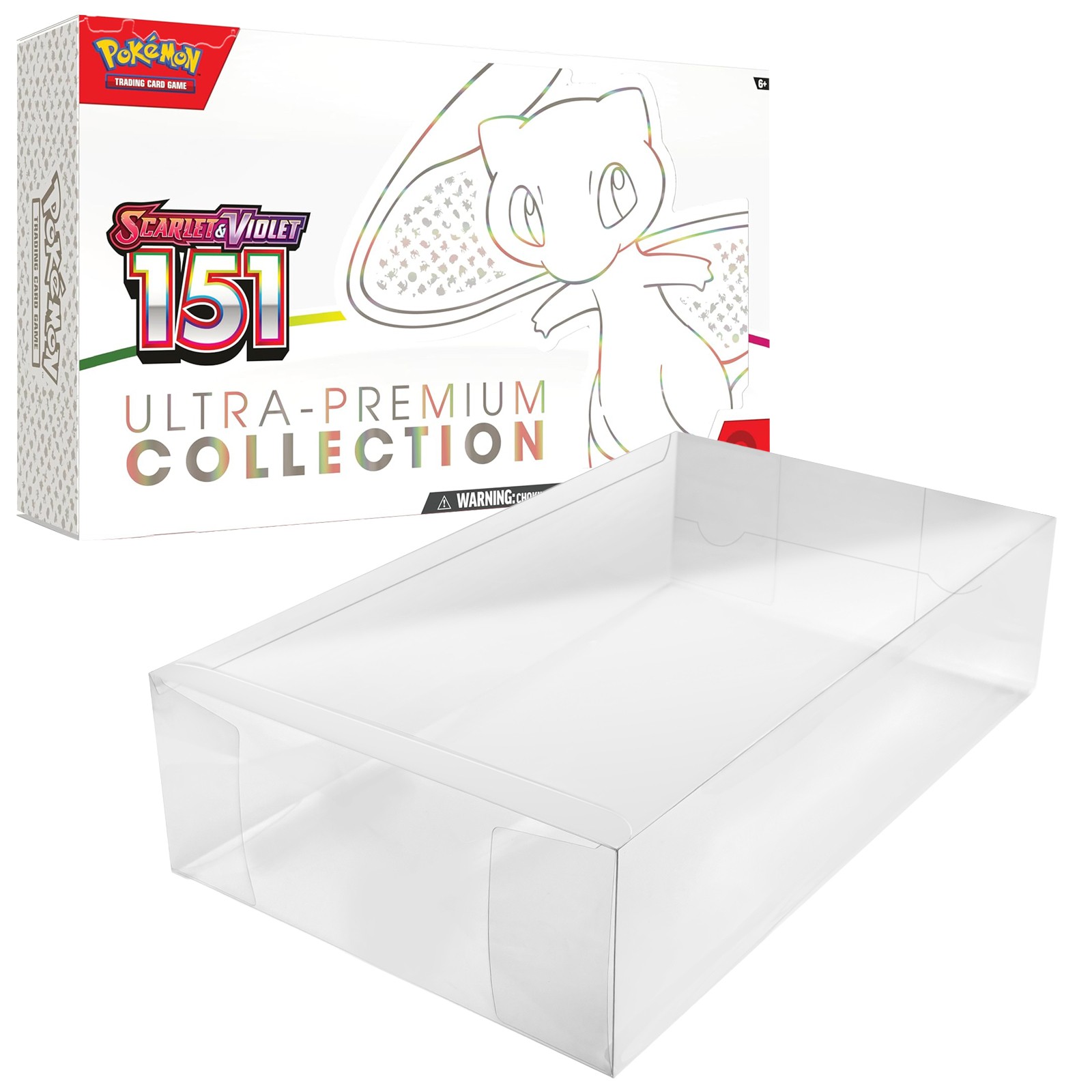 1PC Clear Protector Box for Pokemon 151 Ultra Premium Collection Box US Ship