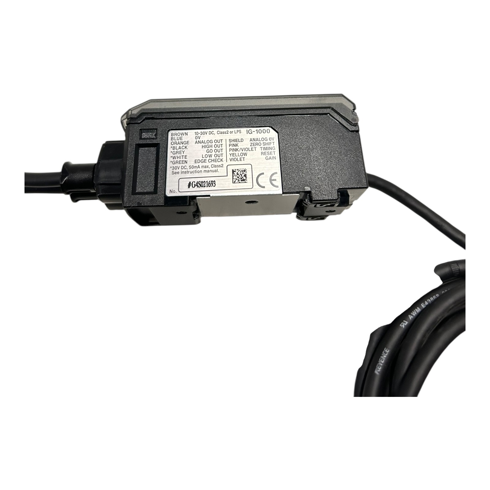 Keyence Amplifier DIN Rail Type IG-1000 for Industrial Use