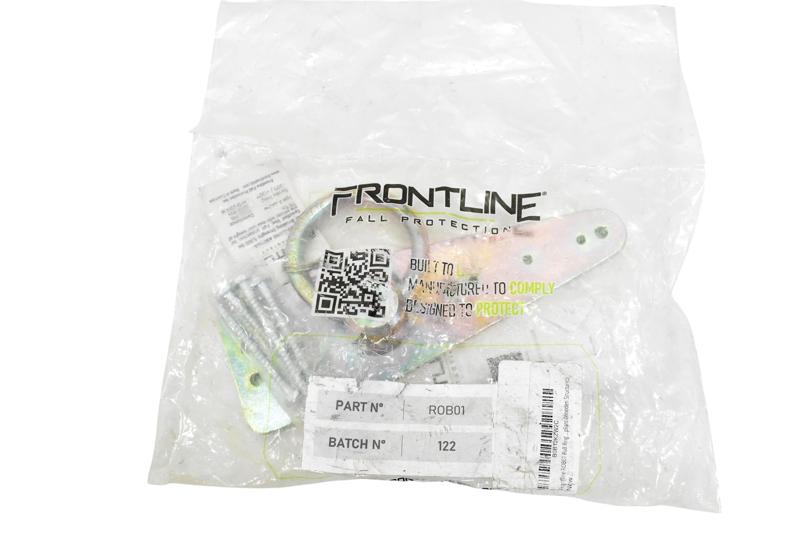 Frontline ROB01 Bull Ring Anchor Plate Fall Protection Mounting Bracket New