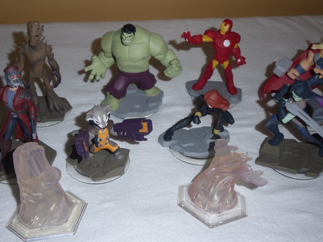 Disney INFINITY Marvel Guardians of the Galaxy Lot Bundle