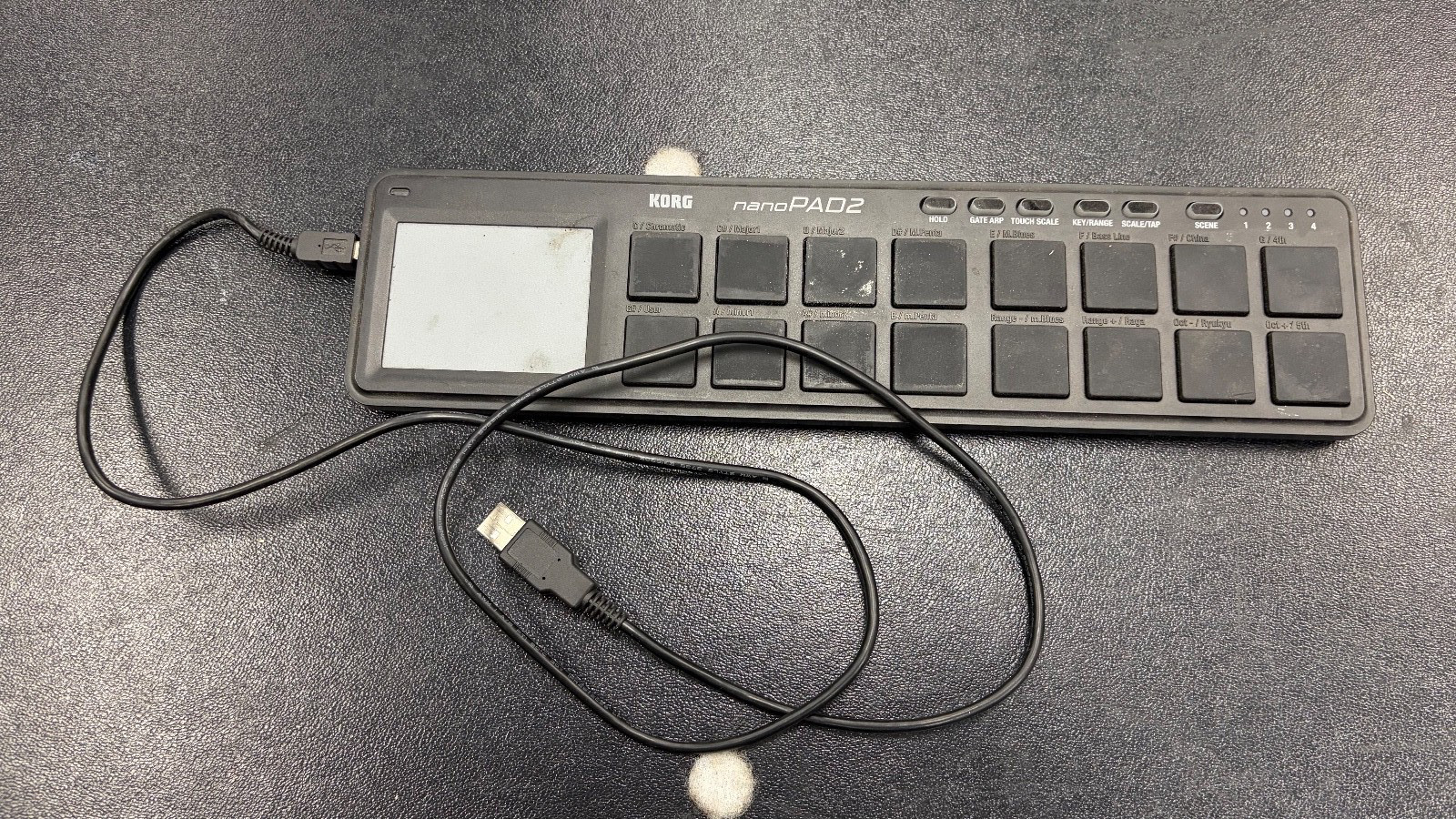 Korg nanoPAD2 Slim-Line USB Drum Pad Controller Black
