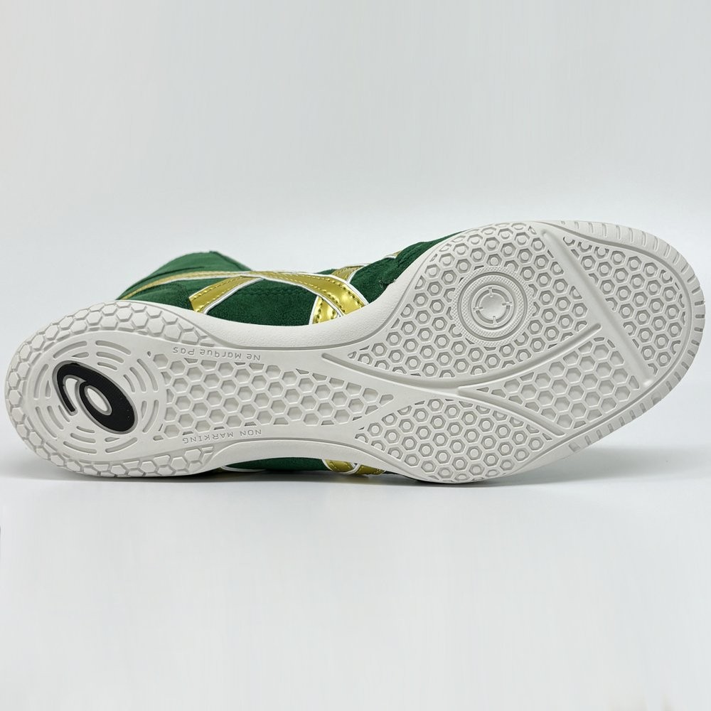ASICS Wrestling Shoes 1083A001 A537 Green / Gold new EX-EO TWR900 Prime Attack
