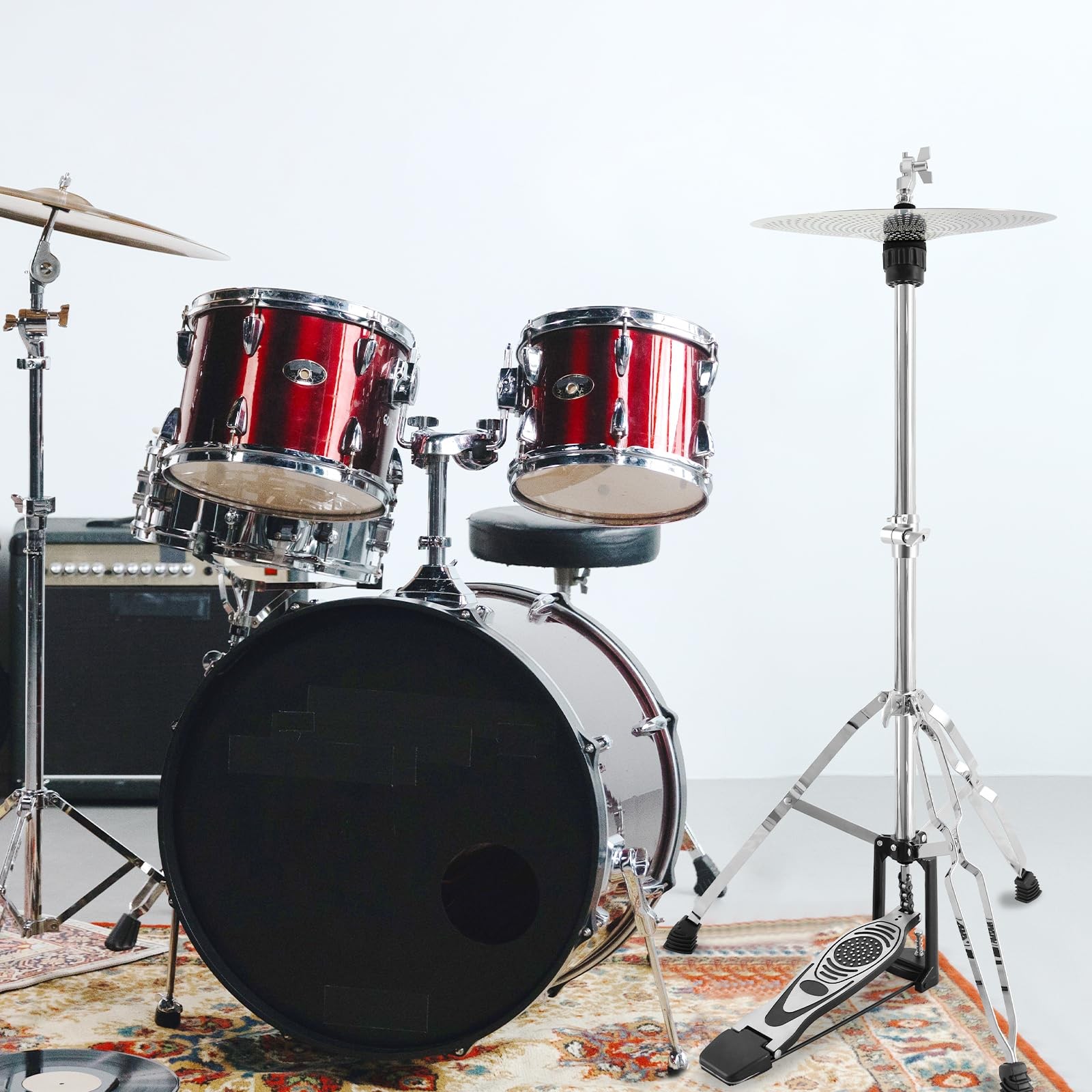 EASTROCK Hi-Hat Stand Silver Black