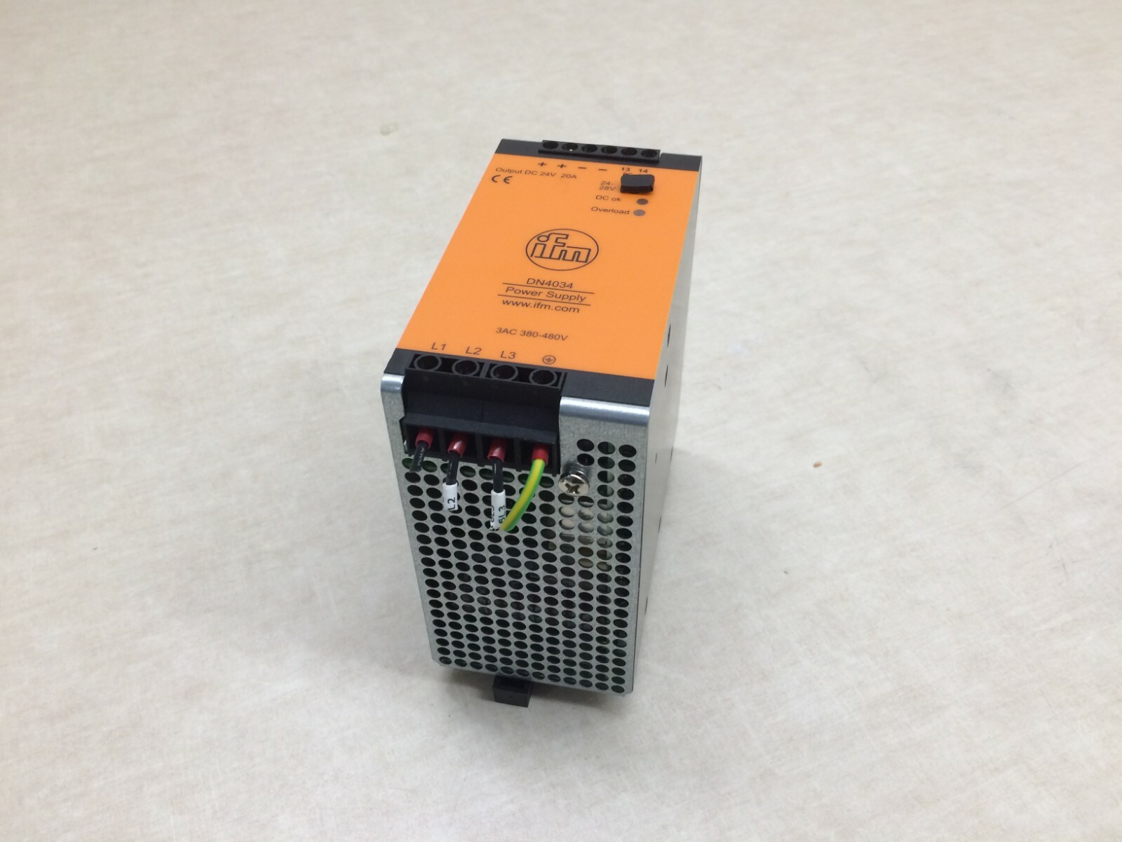 IFM DN4034 Power Supply Output DC 24V 20A