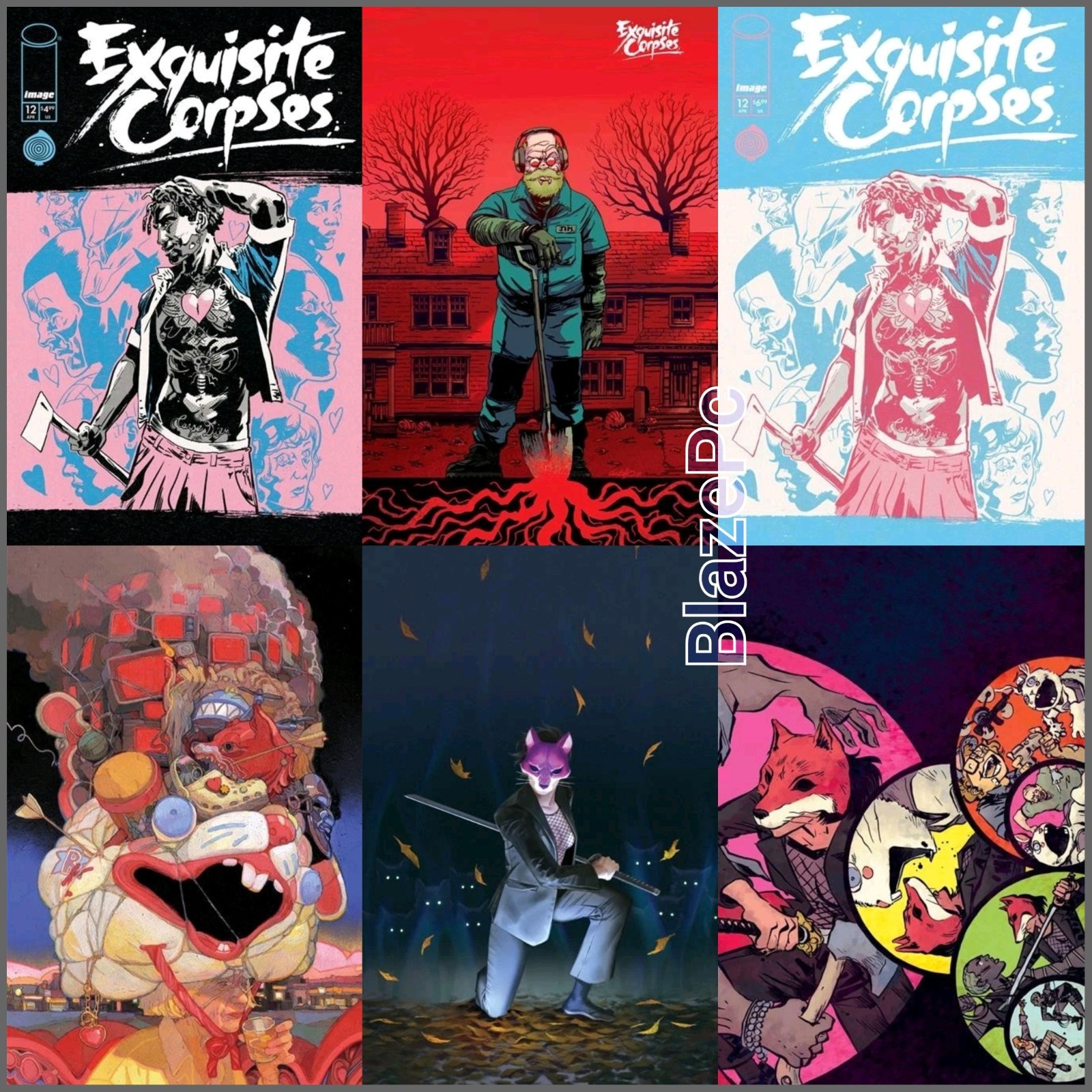 Exquisite Corpses #12 Cover A B C D Variant Set 1:25 1:50 Options Image Comics