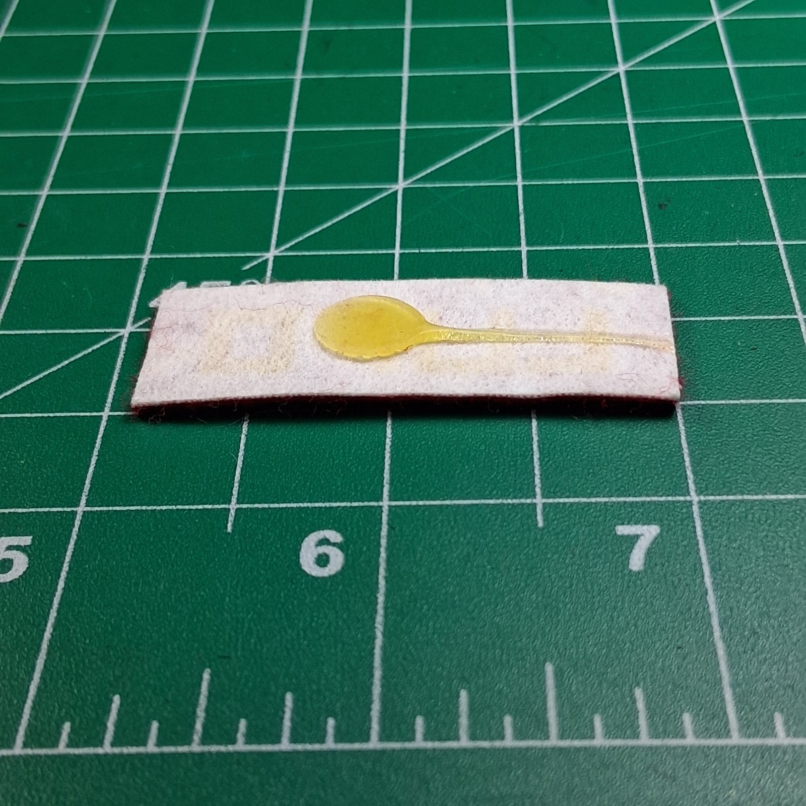 Red & Gold Embroidered Lupo Rectangle Patch