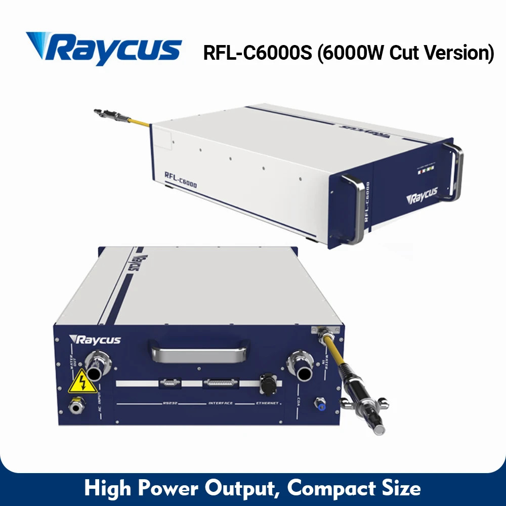 Raycus CW Fiber Laser Source 1000W-3000W Continuous For Laser Cut/Weld Machine
