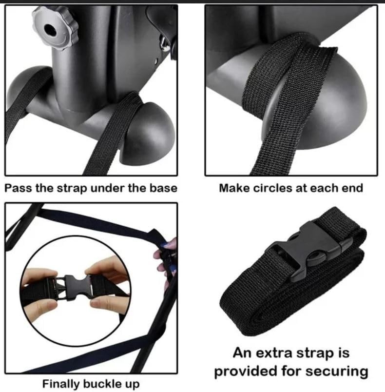 Digital LCD Mini Exercise Bike: Portable Arm & Leg Pedal Exerciser for Home Use