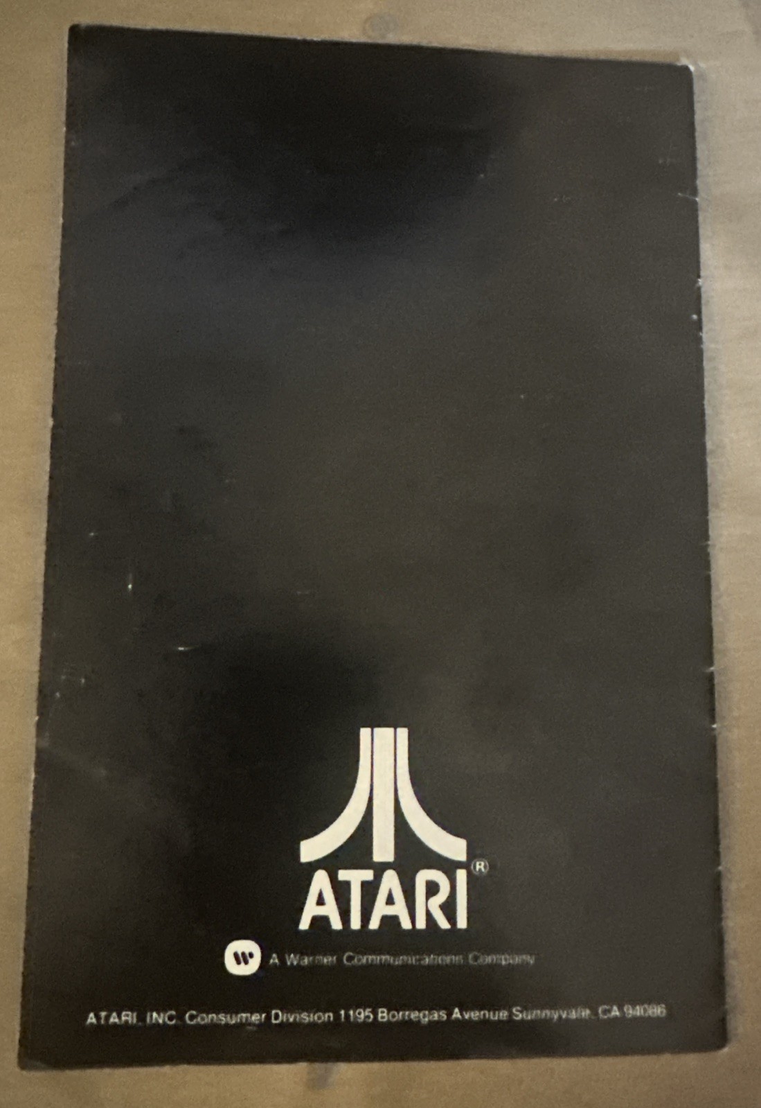 Atari Video Computer Owner's Manual CX2600 1978